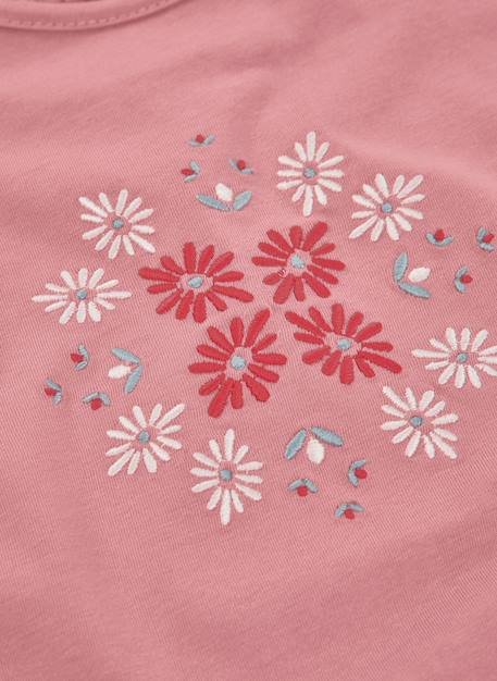 T-shirt fille en coton Orange 4 - vertbaudet enfant 