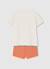 Ensemble en coton fille t-shirt et short Gris 2 - vertbaudet enfant 