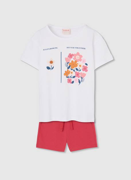 Fille-Ensemble fille tricot coton