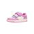 Baskets basses  à scratch Blanc   orange+Cristal   lilac clair+Rose foncé   lilac 14 - vertbaudet enfant 