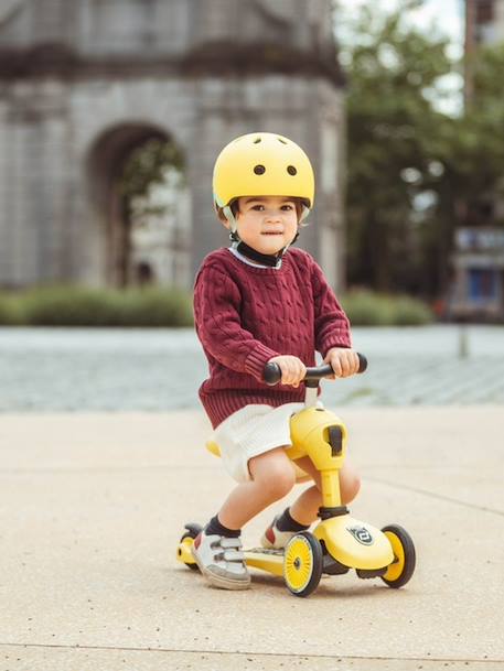 Trottinette evolutive enfant highwaykick Bleu acier+Jaune citron+Rose 5 - vertbaudet enfant 