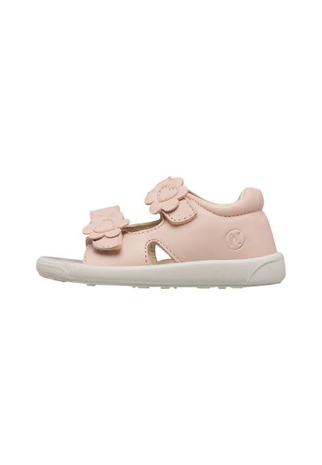 Sandales en cuir august 3 Platine-+Rose poudré- 8 - vertbaudet enfant 