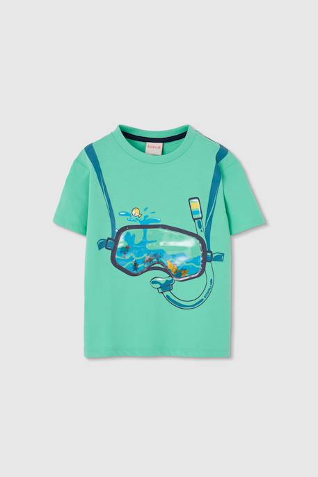 T-shirt enfant en coton Vert 1 - vertbaudet enfant 