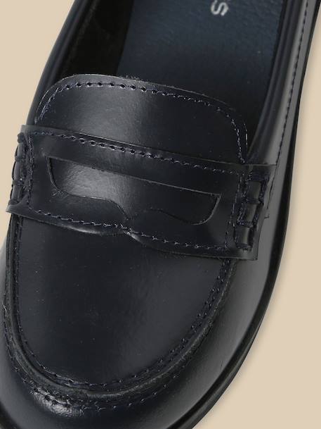 Mocassins en cuir Marine 6 - vertbaudet enfant 