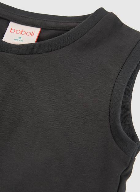 T-shirt fille en coton Noir 3 - vertbaudet enfant 