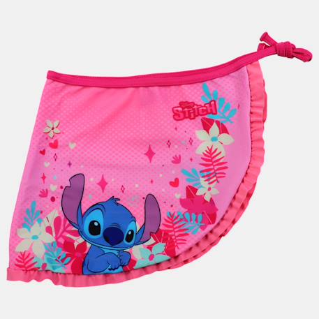 Maillot de bain 1 pièce avec jupe et imprimé lilo & stitch Rose 5 - vertbaudet enfant 
