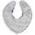 Bavoir bandana cache-cou réversible flore Bleu 3 - vertbaudet enfant 