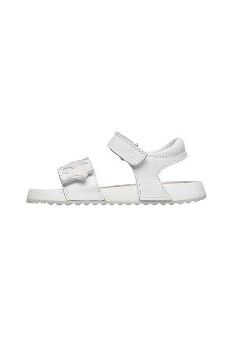Sandales en cuir dendix. Blanc- 3 - vertbaudet enfant 