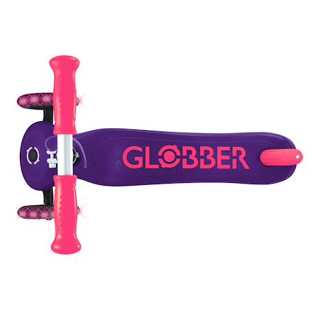 Trottinette 3 roues primo plus lights neon Bleu marine+Violet 10 - vertbaudet enfant 