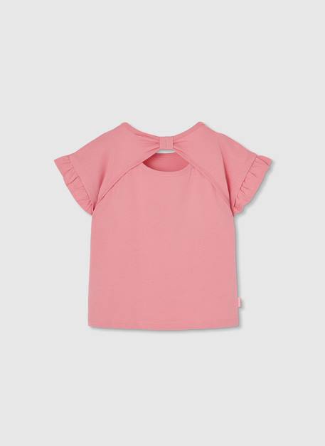 T-shirt fille en coton Orange 2 - vertbaudet enfant 