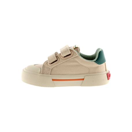 Baskets basses à scratch Beige+Jeans+Mar+Rosa 2 - vertbaudet enfant 