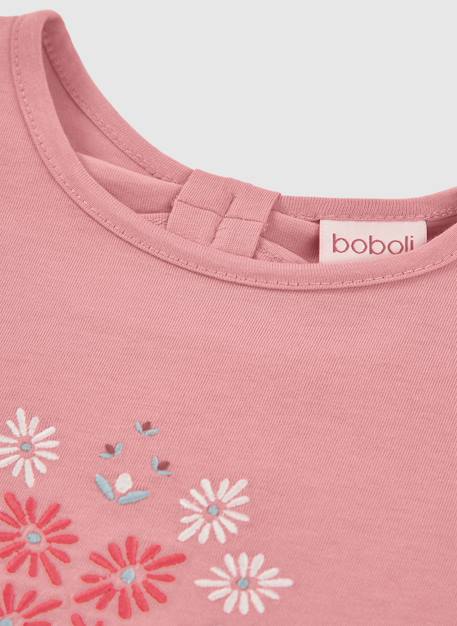 T-shirt fille en coton Orange 3 - vertbaudet enfant 