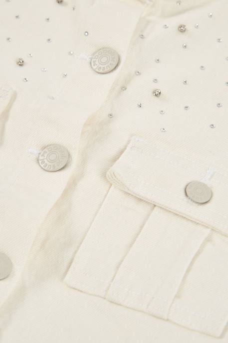 Veste à boutons Blanc 3 - vertbaudet enfant 