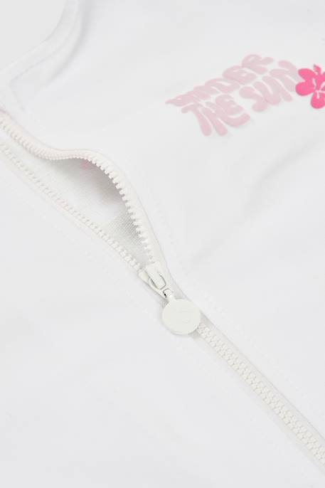 Veste à capuche Blanc 3 - vertbaudet enfant 