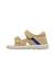 Sandales en daim june 2 Beige-+Rose- 3 - vertbaudet enfant 