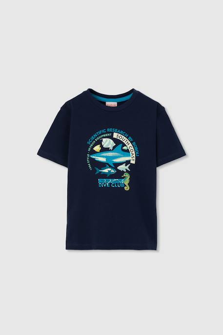 Ensemble enfant imprimé requin Bleu 3 - vertbaudet enfant 