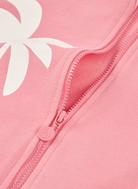 Veste coton palmiers Rose 3 - vertbaudet enfant 