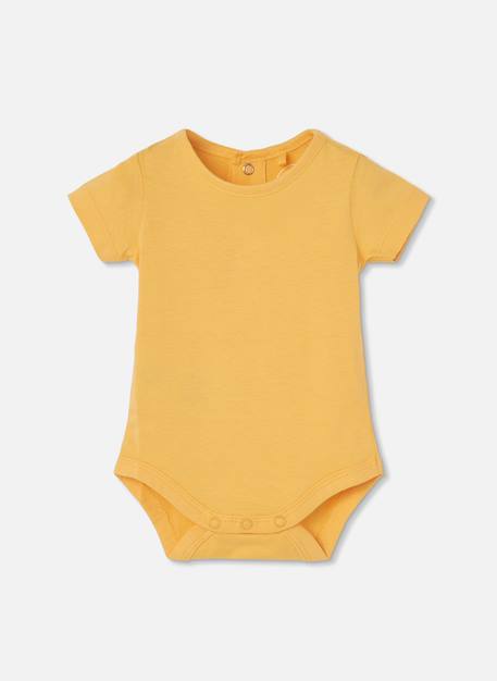 Ensemble bébé avec body et salopette Jaune 3 - vertbaudet enfant 