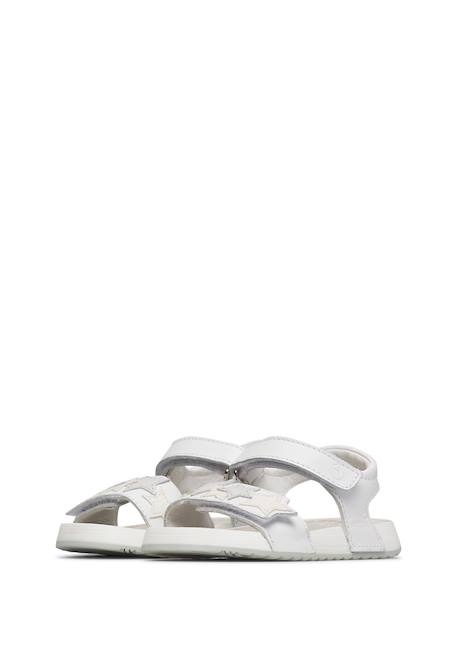 Sandales en cuir dendix. Blanc- 5 - vertbaudet enfant 