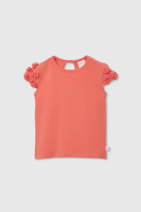T-shirt fille coton Rose 1 - vertbaudet enfant 