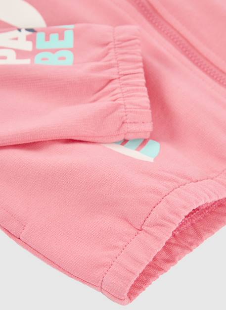 Veste coton palmiers Rose 4 - vertbaudet enfant 