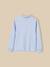 Polo garçon en coton biologique Bleu clair uni 2 - vertbaudet enfant 