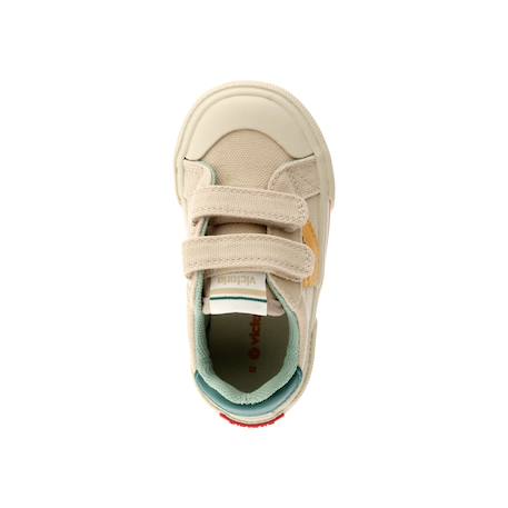 Baskets basses à scratch Beige+Jeans+Mar+Rosa 4 - vertbaudet enfant 