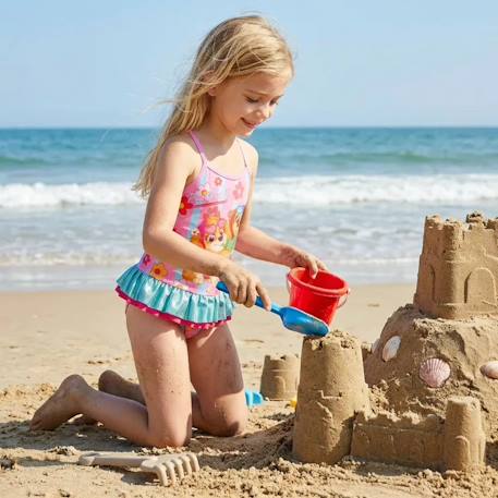 Maillot de bain avec imprimé fille pat patrouille Rose 2 - vertbaudet enfant 