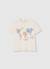 Ensemble en coton fille t-shirt et short Gris 3 - vertbaudet enfant 