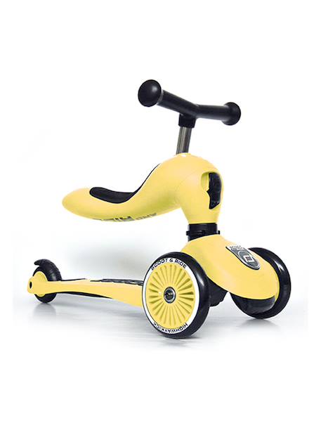 Trottinette evolutive enfant highwaykick Bleu acier+Jaune citron+Rose 6 - vertbaudet enfant 