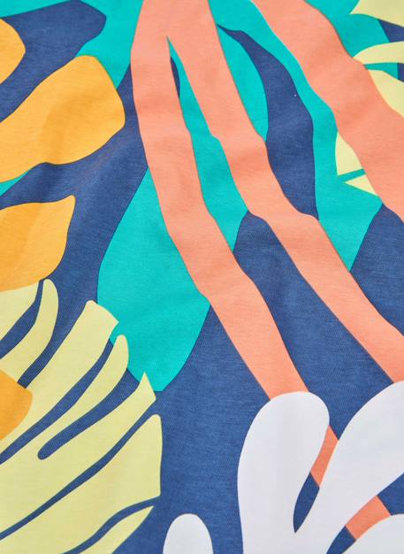 T-shirt en coton pour enfant imprimé Bleu 3 - vertbaudet enfant 