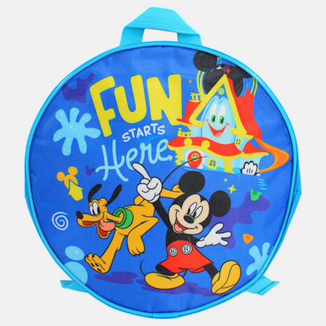 Sac à dos rond enfant 27x9 cm à motif mickey Bleu 5 - vertbaudet enfant 
