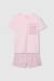 Pyjama coton rayures Rose 1 - vertbaudet enfant 