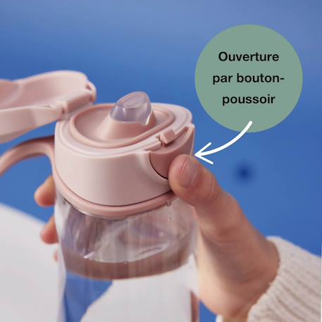 Gourde enfant sport avec bec – bouteille ergonomique Bleu+Jaune+Rose 14 - vertbaudet enfant 