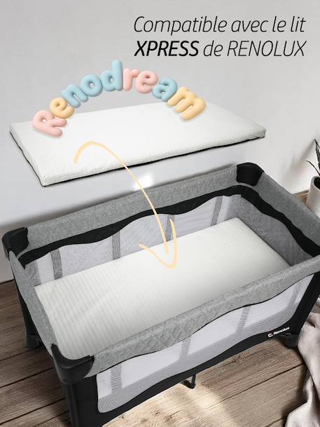 Matelas sécurisé pour lit parapluie renodream Snow 4 - vertbaudet enfant 