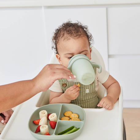 Tasse d'apprentissage évolutive Beige+Bleu+Rose+Vert 20 - vertbaudet enfant 