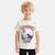 T-shirt manches courtes garçon avec imprimé Blanc+Bleu+Gris+Marine 1 - vertbaudet enfant 