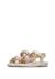Sandales en cuir avec des papillons appliqués maudi Platine- 5 - vertbaudet enfant 