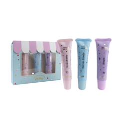Puériculture-Set de 3 lipgloss parfumés