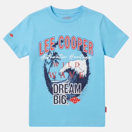 T-shirt manches courtes garçon avec imprimé Blanc+Bleu+Gris+Marine 8 - vertbaudet enfant 