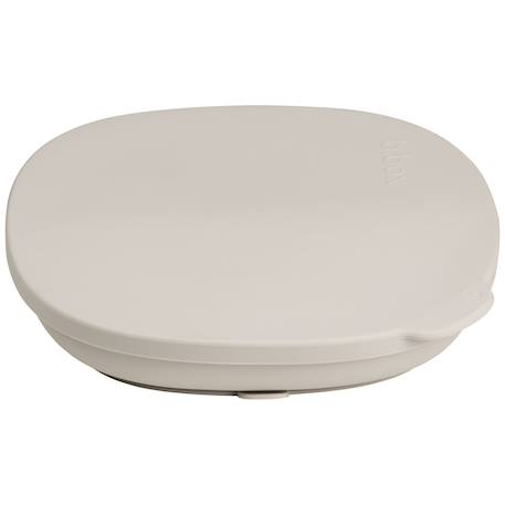 Assiette à ventouse et couvercle latte Beige 3 - vertbaudet enfant 