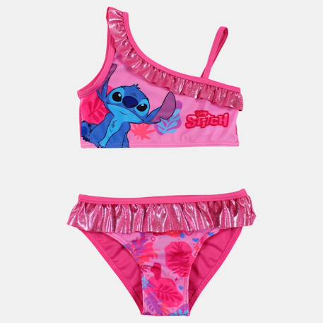 Maillot de bain 2 pièces avec imprimé fille lilo & stitch Fushia 1 - vertbaudet enfant 