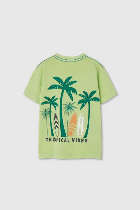 T-shirt enfant coton Vert 2 - vertbaudet enfant 