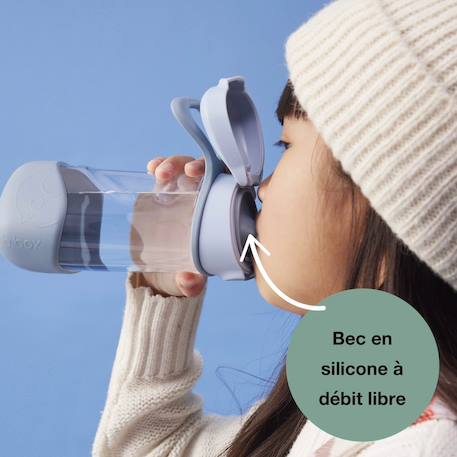 Gourde enfant sport avec bec – bouteille ergonomique Bleu+Jaune+Rose 2 - vertbaudet enfant 
