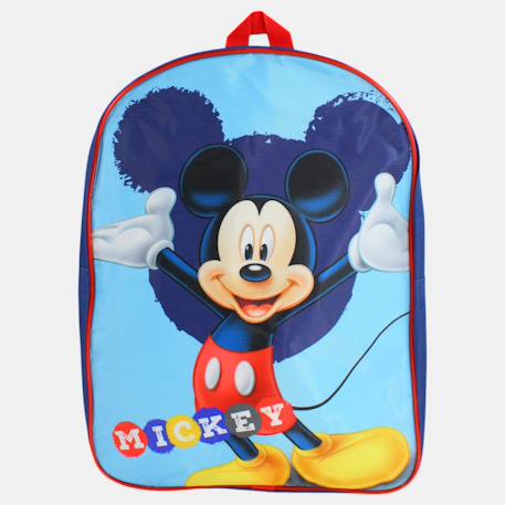 Sac à dos enfant 30x26x10 cm à motif mickey Bleu 1 - vertbaudet enfant 