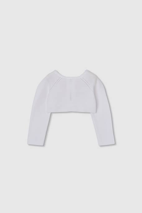 Boléro bébé coton Blanc 2 - vertbaudet enfant 