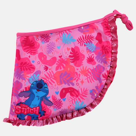 Maillot de bain 2 pièces avec imprimé fille lilo & stitch Fushia 3 - vertbaudet enfant 