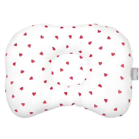 Coussin cale-tête ergonomique en gaze de coton lovio Bleu+Rouge 5 - vertbaudet enfant 