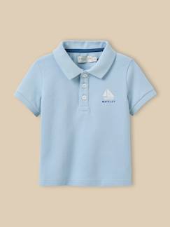 Polo maille piquée bébé - coton biologique  - vertbaudet enfant
