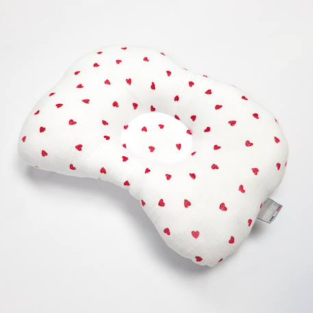 Coussin cale-tête ergonomique en gaze de coton lovio Bleu+Rouge 6 - vertbaudet enfant 